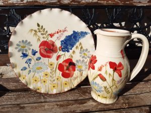 poteries fleuries