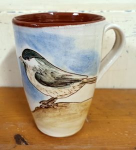 mug artisanal oiseau